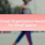 Closet Organization Hacks for Small Spaces