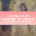 Creating a Work Wardrobe That Reflects Your Personal Style