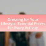 Dressing for Your Lifestyle: Essential Pieces for Every Activity