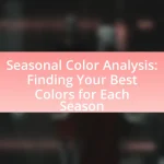 Seasonal Color Analysis: Finding Your Best Colors for Each Season