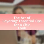The Art of Layering: Essential Tips for a Chic Look