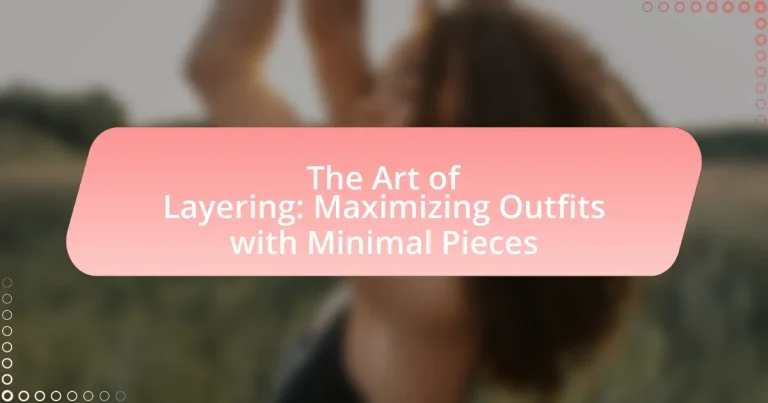 The Art of Layering: Maximizing Outfits with Minimal Pieces