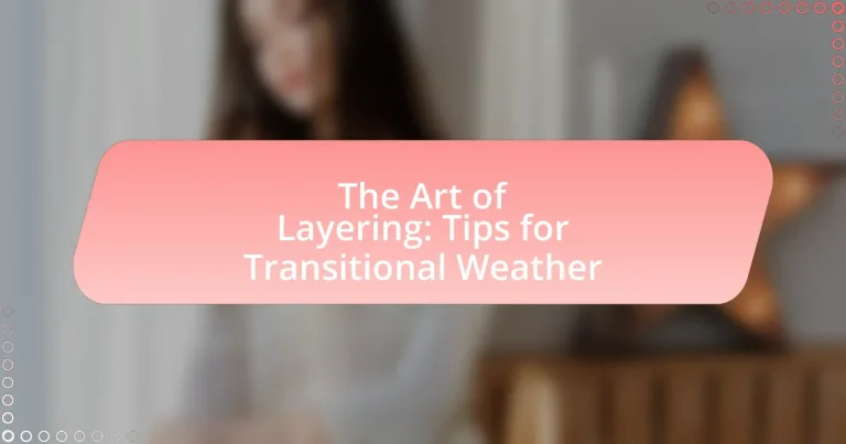 The Art of Layering: Tips for Transitional Weather