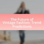 The Future of Vintage Fashion: Trend Predictions