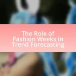 The Role of Fashion Weeks in Trend Forecasting