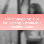 Thrift Shopping: Tips for Finding Sustainable Fashion Gems