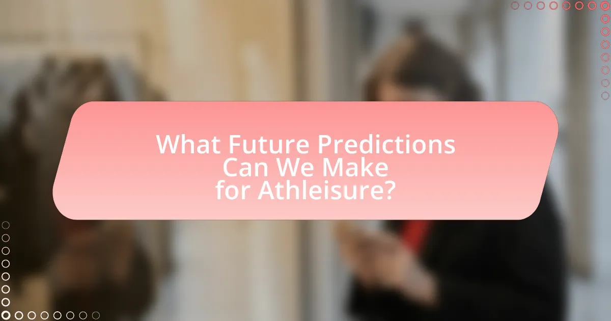 What Future Predictions Can We Make for Athleisure?