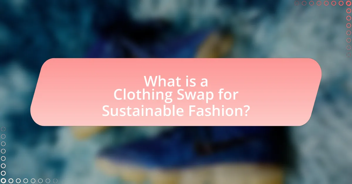 What is a Clothing Swap for Sustainable Fashion?